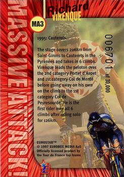 1997 Eurostar Tour de France - Massive Attack #MA3 Richard Virenque Back